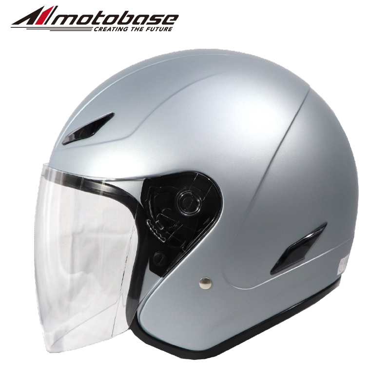 モトベース　ジェットヘルメット MBHL-SJ01（マットライトブルー）